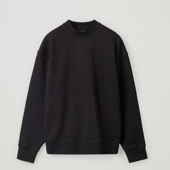 cos black cotton sweatshirt - Picture 1 of 4